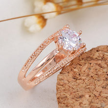 Load image into Gallery viewer, Women Wedding Engagement Ring Crystal Jewelry Rings